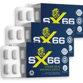 SX66® Kapseln – Männer Supplement für Energie & Vitalität